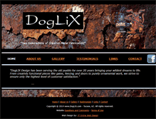 Tablet Screenshot of doglix.com